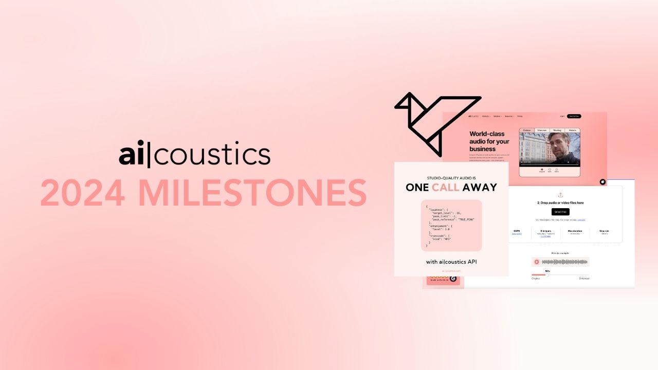 Reflecting on 2024: 11 milestones of ai|coustics